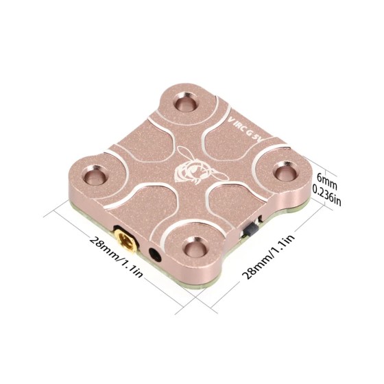 Original SpeedyBee TX800 5.8G 48CH VTX for Racing Drones Adjustable 25mW 200mW 400mW 800mW Tramp Video Plastic High Quality VTX